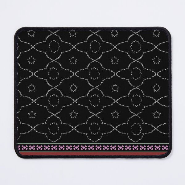 Item preview, Elegant Black Geometric Seamless Pattern with Pink and Red Border designed and sold by lovelynong.