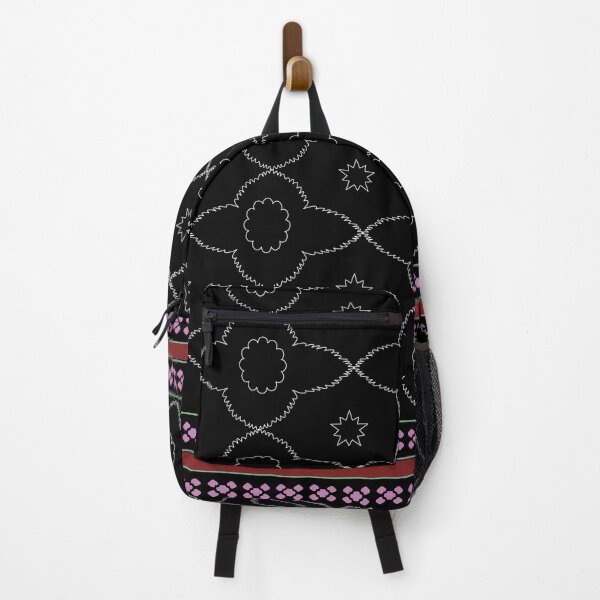 Item preview, Elegant Black Geometric Seamless Pattern with Pink and Red Border designed and sold by lovelynong.
