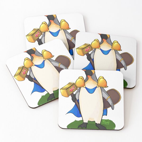 Item preview, pingüino paladín designed and sold by Pachithings.