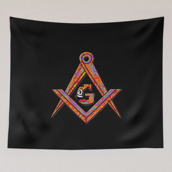 Item preview, Fun and Colorful Mason Symbol Digital Illustration designed and sold by G-A-D-U.