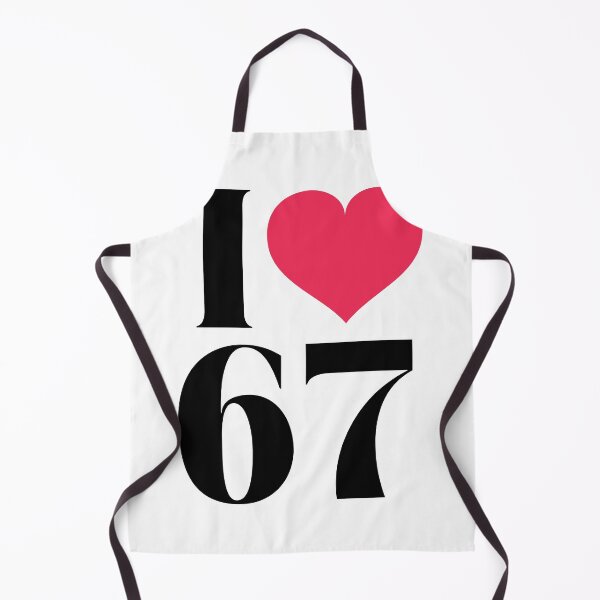 Item preview, I Love 67 T-Shirt – Retro Vintage Number Tee Funny Birthday Gift Idea designed and sold by Omarmadani.