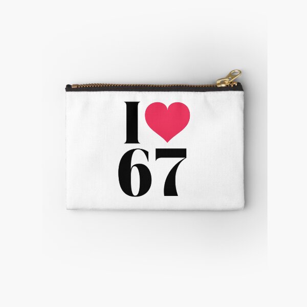Item preview, I Love 67 T-Shirt – Retro Vintage Number Tee Funny Birthday Gift Idea designed and sold by Omarmadani.