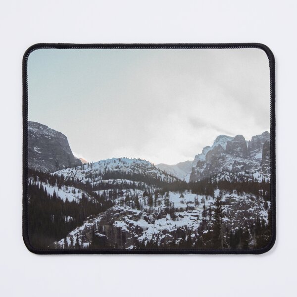 Item preview, Rocky Mountain Range during winter designed and sold by kenedyraemedia.