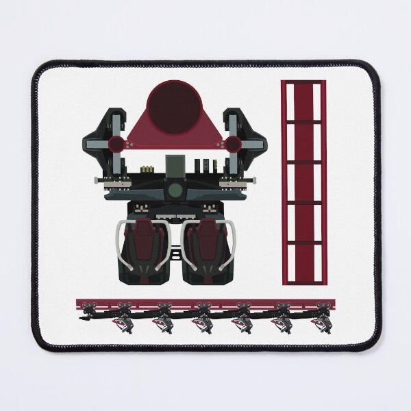 Item preview, F.L.Y Phantasialand Vekoma Flying Coaster Design designed and sold by CoasterMerch.