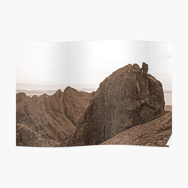 Sgurr Alasdair and the Inaccessible Pinnacle, Skye Poster