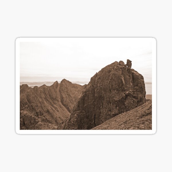Sgurr Alasdair and the Inaccessible Pinnacle, Skye Sticker