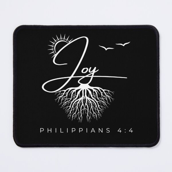 Item preview, Joy Rooted in Christ - Philippians 4:4 Christian - Scripture Faith Design designed and sold by Yuli Club.