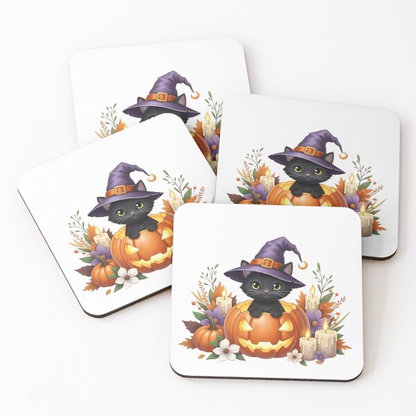 Item preview, Halloween Cat PNG | Spooky Cute Black Cat Design designed and sold by Ellen'Studio.