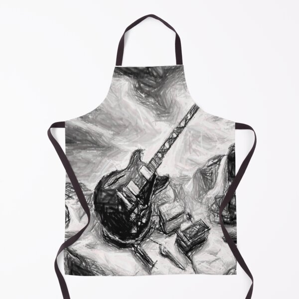 Item preview, Guitarra, en blanco y negro designed and sold by ART-WORLD-VIMO.