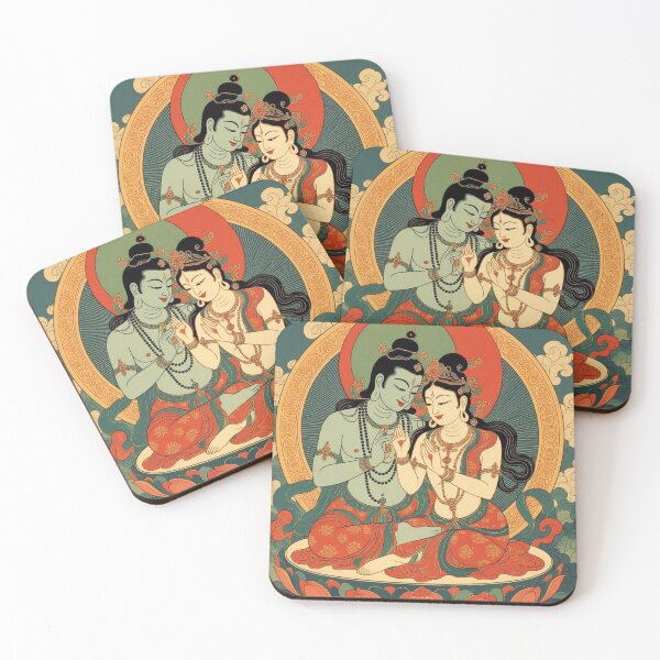 Item preview, Enlightened Couple - 01 designed and sold by TantricBuddha.