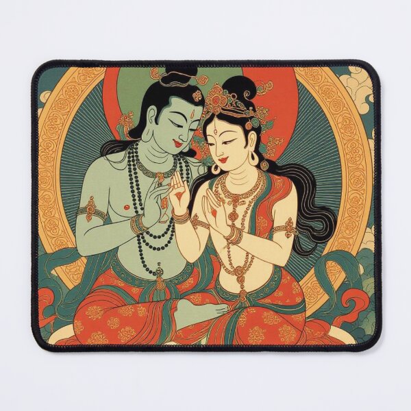 Item preview, Enlightened Couple - 01 designed and sold by TantricBuddha.