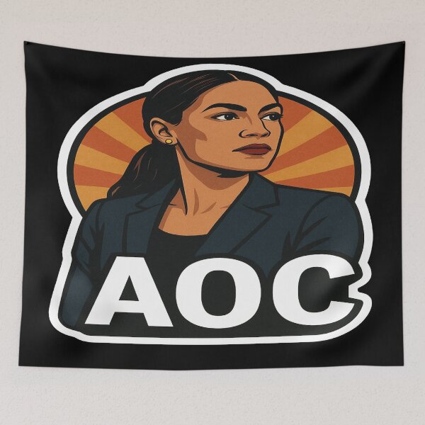 Item preview, AOC Alexandria Ocasio Cortez For President 2028 designed and sold by Owcomm.