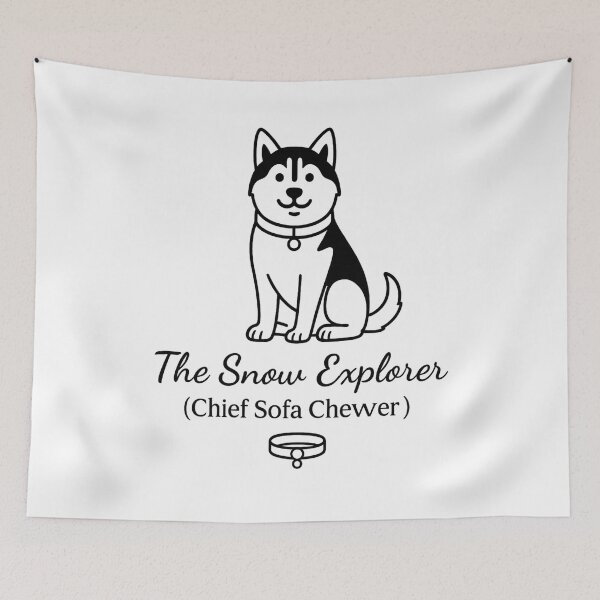 Item preview, Husky – "The Snow Explorer (Chief Sofa Chewer) designed and sold by RungsitDesign.