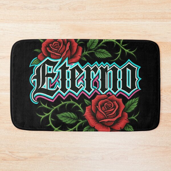 Item preview, Eternal – Gothic Typography with Roses and Thorns designed and sold by Ahau Designs.