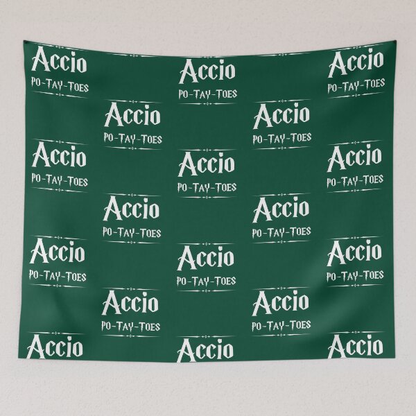 Item preview, Accio Potatoes Shirt – Funny Harry Potter & Lord of the Rings Crossover Tee designed and sold by RollForDesignCo.