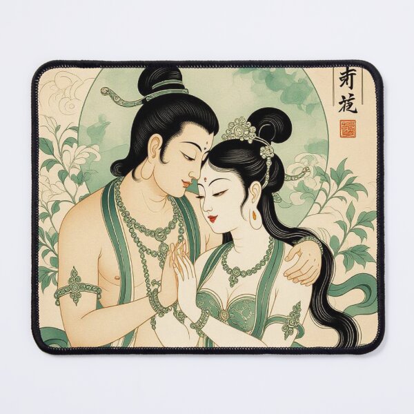 Item preview, Enlightened Couple - 03 designed and sold by TantricBuddha.