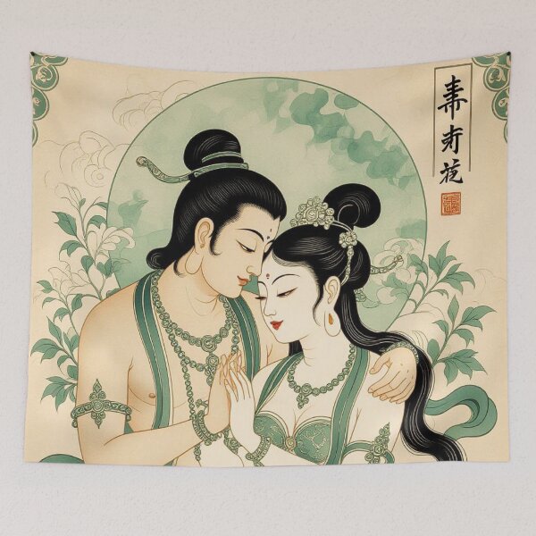Item preview, Enlightened Couple - 03 designed and sold by TantricBuddha.