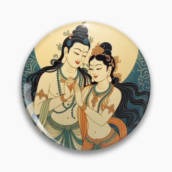 Item preview, Enlightened Couple - 04 designed and sold by TantricBuddha.