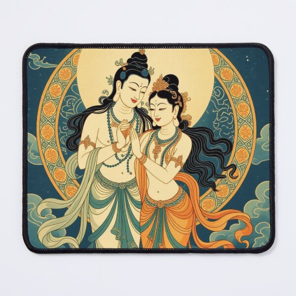 Item preview, Enlightened Couple - 04 designed and sold by TantricBuddha.