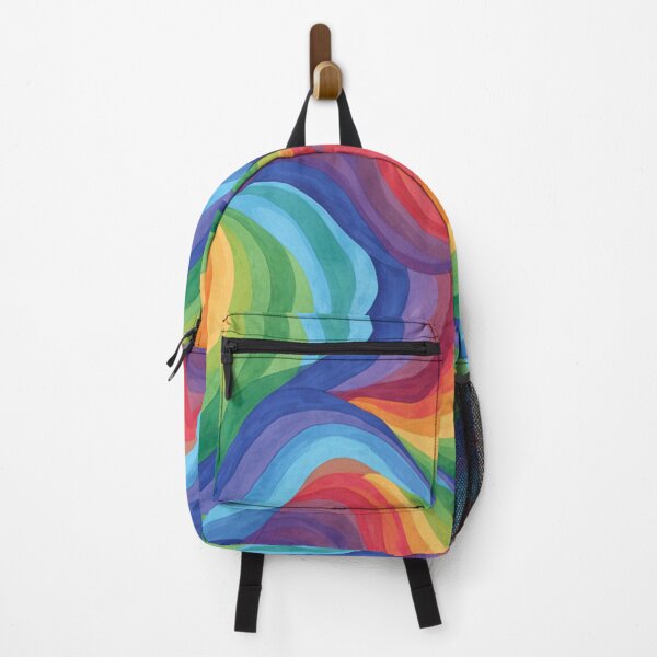 Item preview, Wavy Rainbow Watercolor Pattern designed and sold by Owcomm.
