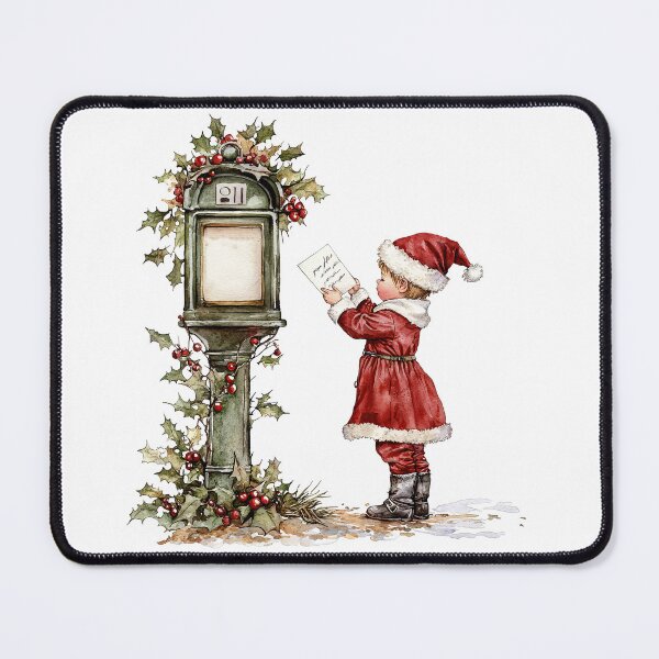 Item preview, Little Boy Mailing Christmas Letter designed and sold by Liededrom..
