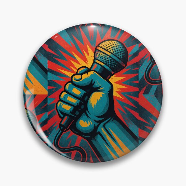 Item preview, Raise Your Voice – Urban Art with a Microphone. By COLORALMY designed and sold by Coloralmy.