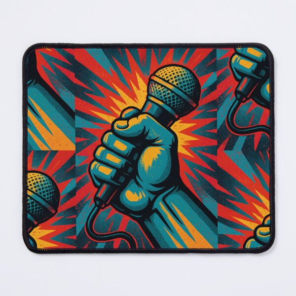 Item preview, Raise Your Voice – Urban Art with a Microphone. By COLORALMY designed and sold by Coloralmy.