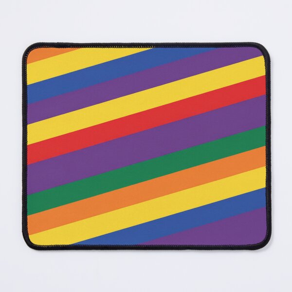 Item preview, Diagonal Rainbow Stripes Pattern designed and sold by Owcomm.