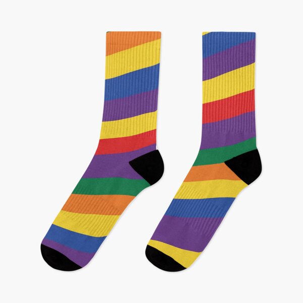 Item preview, Diagonal Rainbow Stripes Pattern designed and sold by Owcomm.