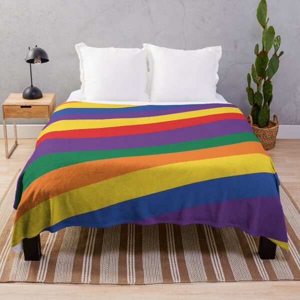 Item preview, Diagonal Rainbow Stripes Pattern designed and sold by Owcomm.