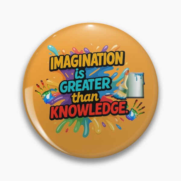Item preview, Imagination is greater than knowledge. designed and sold by Chaiyanont.