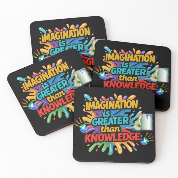 Item preview, Imagination is greater than knowledge. designed and sold by Chaiyanont.