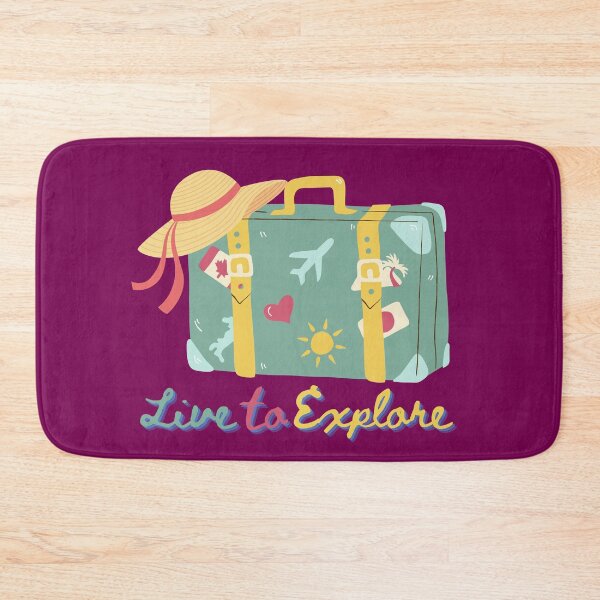 Item preview, Live to Explore Travel Adventure Artwork designed and sold by Inkworksbyshery.