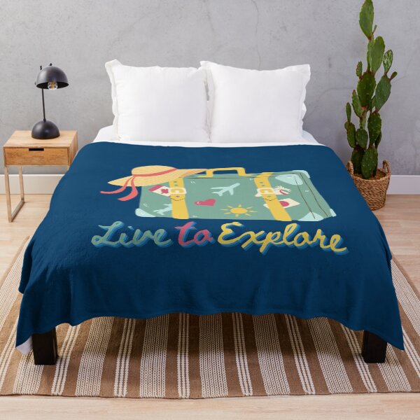 Item preview, Live to Explore Travel Adventure Artwork designed and sold by Inkworksbyshery.