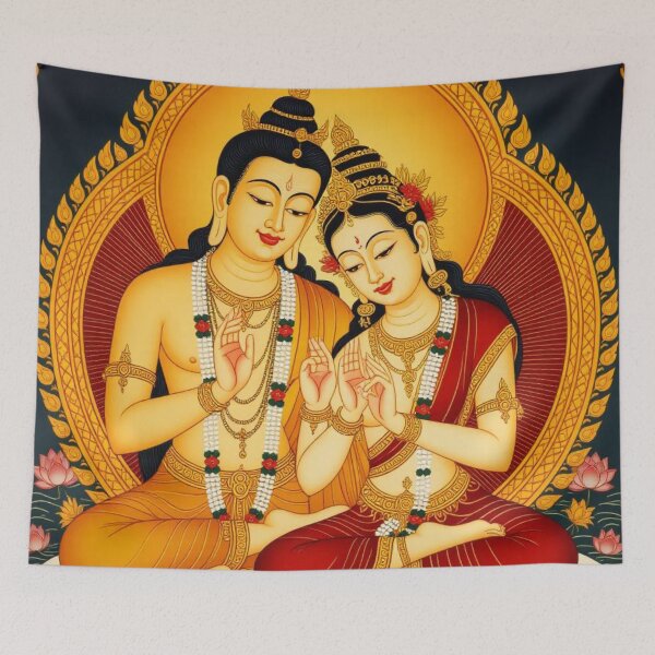 Item preview, Enlightened Couple - 06 designed and sold by TantricBuddha.