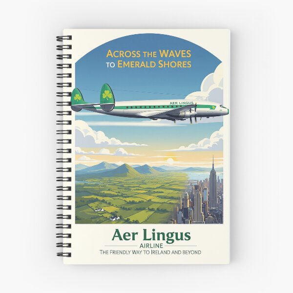 Item preview, Aer Lingus Travel Poster designed and sold by Skyframe Aviation.