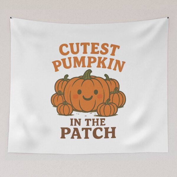 Item preview, Cutest Pumpkin in the Patch Vintage Halloween & Fall Harvest Shirt designed and sold by ldjcustomdesign.