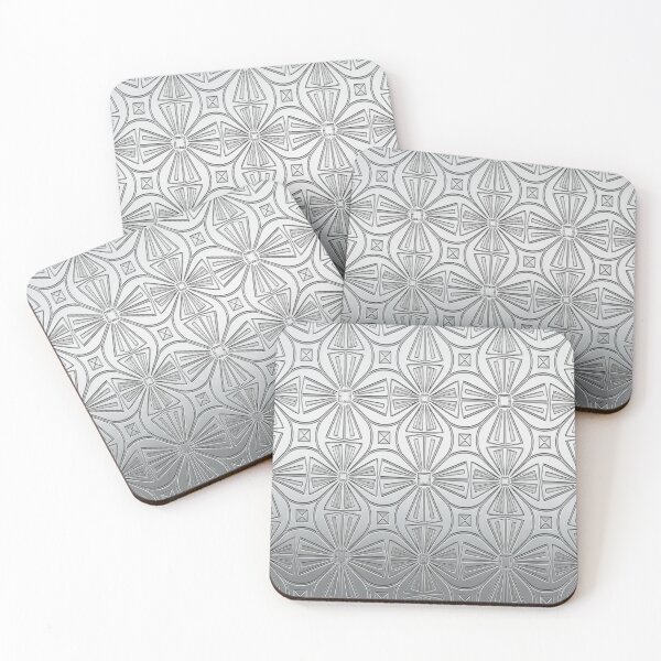 Item preview, Silver Geometric Relief Pattern designed and sold by Owcomm.
