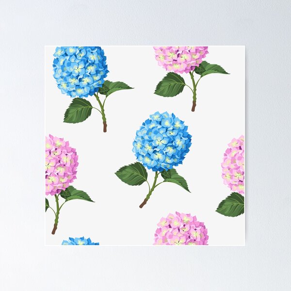 Item preview, Hydrangea Flowers, Flowers Painting  designed and sold by newburyboutique.