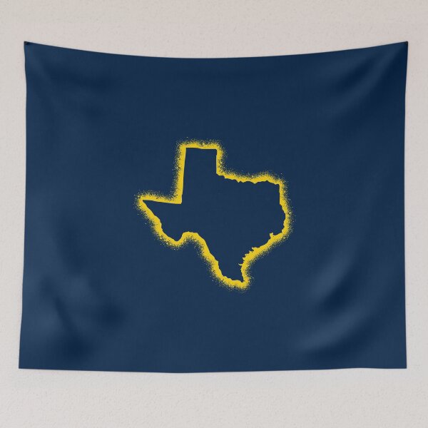 Item preview, "Texas Pride Neon Glow - Unique State Outline Art" designed and sold by pelagio.