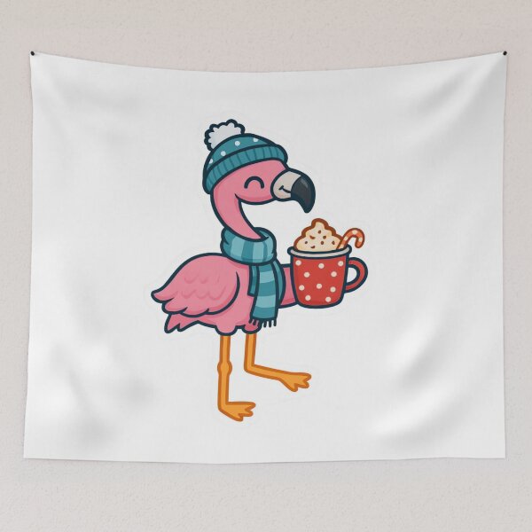 Item preview, Flamingo Cocoa Chill designed and sold by pinkchaossquad.