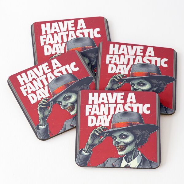 Item preview, Zombie Woman - Have A Fantastic Day designed and sold by NightTimeJ.