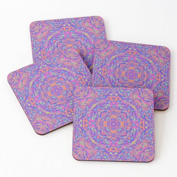 Item preview, Vibrant Liquid Swirl Mandala designed and sold by Owcomm.