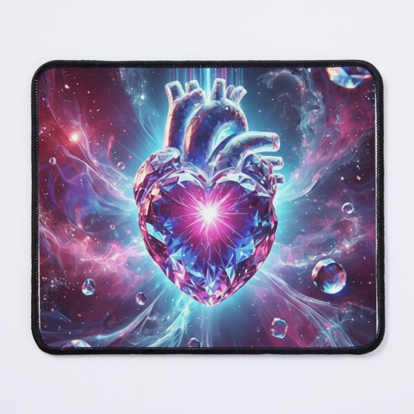 Item preview, Crystalline Heart - Sparkling Gemstone Art designed and sold by Boski22.