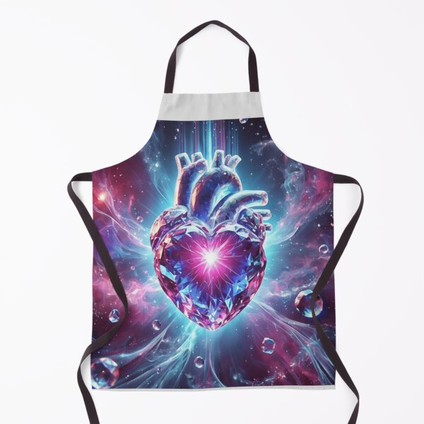 Item preview, Crystalline Heart - Sparkling Gemstone Art designed and sold by Boski22.