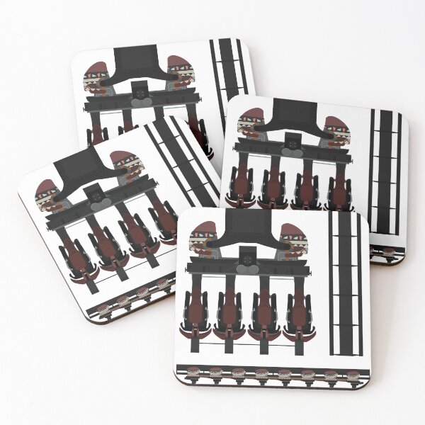 Item preview, Black Mamba Phantasialand B&M Invert Coaster Design designed and sold by CoasterMerch.
