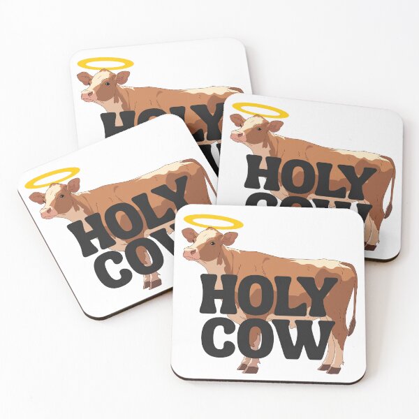 Item preview, Cow With Halo Holy Cow designed and sold by pUNKnown.