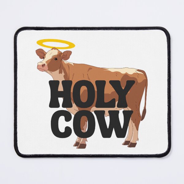 Item preview, Cow With Halo Holy Cow designed and sold by pUNKnown.