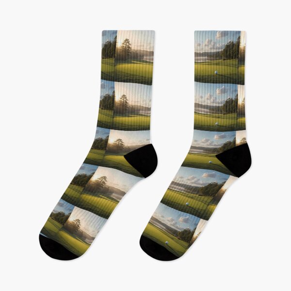 Item preview, Picturesque Golf Courses Depicted Serene Natural Settings designed and sold by ART ATTACK ZONE.