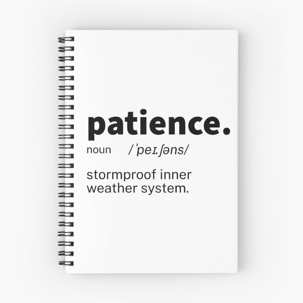 Item preview, Patience Definition Inspirational designed and sold by IronWords.